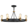 Lampa wisząca / Półplafon Silas - 6 źródeł światła Quintiesse QN-SILAS-6P-DZ