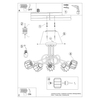 Sollux Lighting Żyrandol BELUCI 5S czarny SL.1119