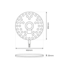 Eko-Light Moduł Led FIX 20W 4000K Fi160 EKM0463