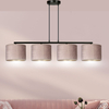 Lampa wisząca HILDE 4 BL ROSE Emibig 1053/4 różowy