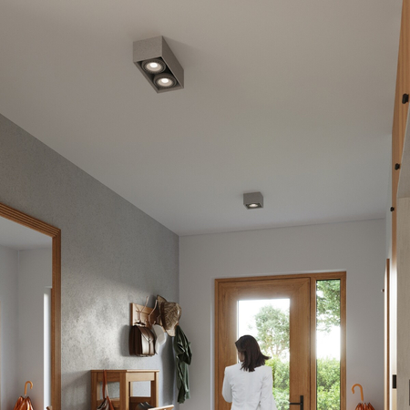 Sollux Lighting Plafon QUATRO 2 naturalne drewno SL.0916