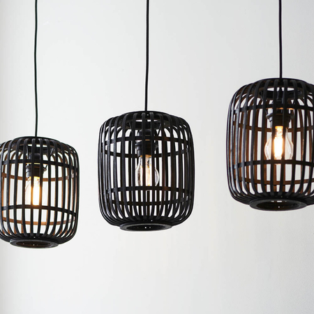 Lampa wisząca Endon Lighting Mathias 101698 drewniany