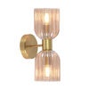 Light Prestige Podwójny kinkiet Piega bursztynowy 2xE14 LP-939/2W amber