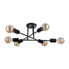 Lampa wisząca Italux PND-4052-6-BL Czarny mat