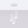 Sollux Lighting Lampa wisząca BRINA 3P biała SL.1335