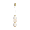 Lampa wisząca Italux PND-98374-28W-GD Piaskowany złoty z połyskiem