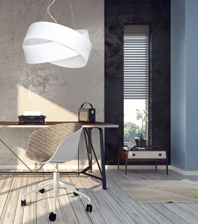 Lampa wisząca VIENO WHITE Emibig 512/2 biały