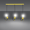 Lampa wisząca BOBI 3 YELLOW Emibig 536/3 żółty