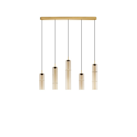 Lampa wisząca Luces Exclusivas SARTANO LE45169 złoty i odcienie złota