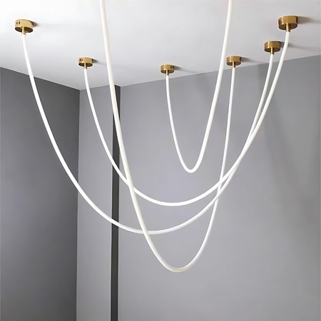 Lampa wisząca Abigali Skyline 60W 3000K nowoczesna 3m