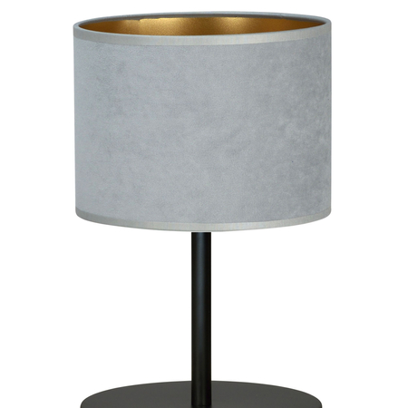 Lampa stołowa HILDE LN1 BL GRAY Emibig 1050/LN1 czarny/chrom
