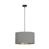 Lampa wisząca HILDE 1 BL GRAY Emibig 1050/1 czarny/chrom
