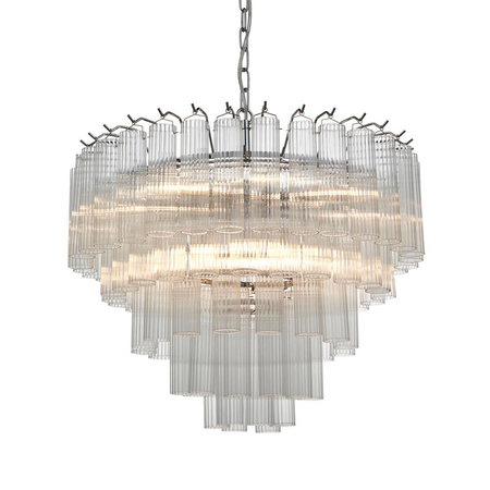 Lampa wisząca Endon Lighting Toulouse 104090 nikiel