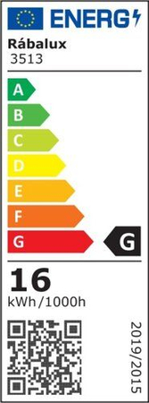 Lampa sufitowa Rabalux Svetlana 3513 czarny matowy