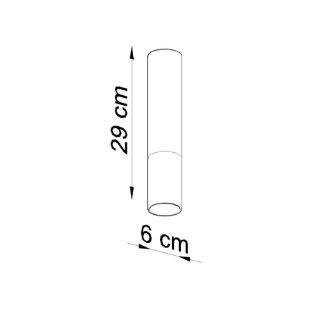Sollux Lighting Plafon LUNA 1 biały SL.0737