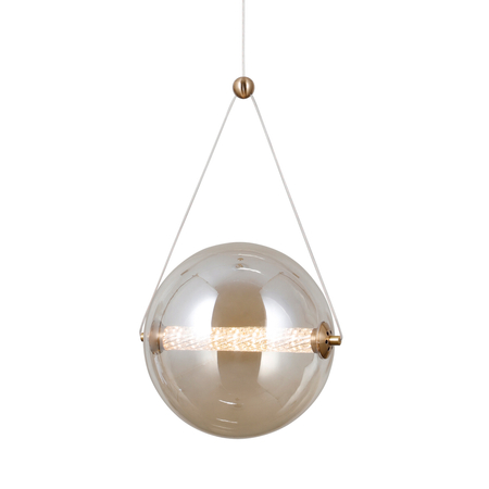 Lampa wisząca Italux Rastia PND-34361-L-HBR-AMB złoty
