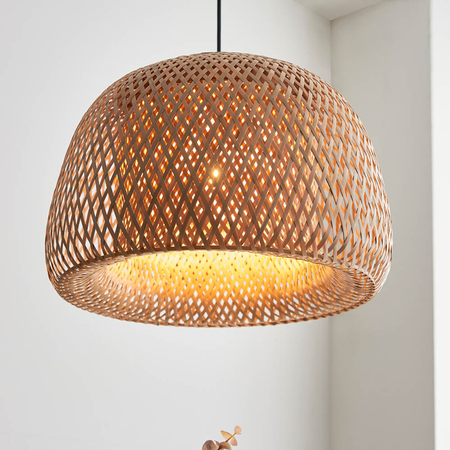 Lampa wisząca Endon Lighting Bali 101574 drewniany