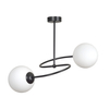 Lampa sufitowa SELBI 2 BLACK Emibig 734/2B biały/czarny