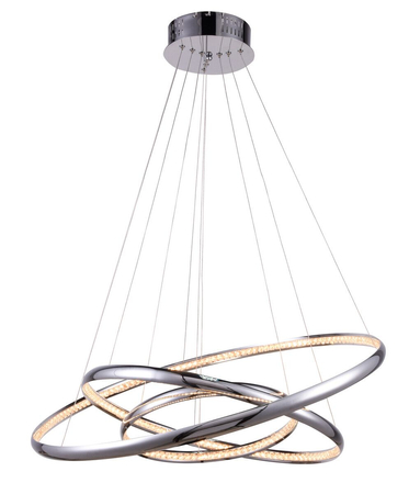 Lampa wisząca BRIGHTON 3 CHROME Azzardo AZ1609 chrom