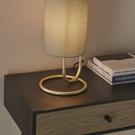 Lampa stołowa Endon Lighting Klip 98089 mosiądz