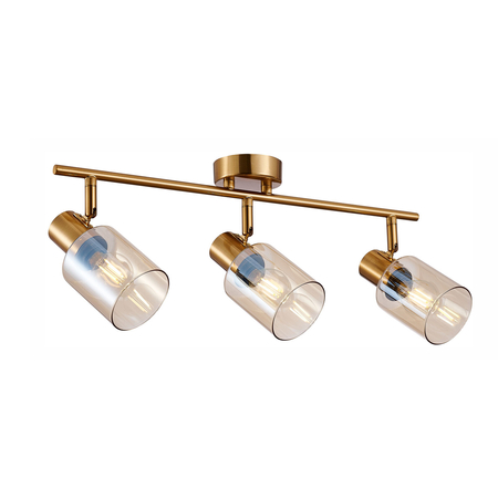 Spot Italux Santia SPL-65342-3-BRO-AMB Mosieżny