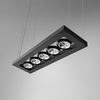 Lampa wisząca AQForm Cadva 111 x 5 Czarny Struktura