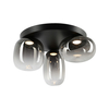 Milagro Lampa sufitowa VASO SMOKED 12W ML1412 CZARNY