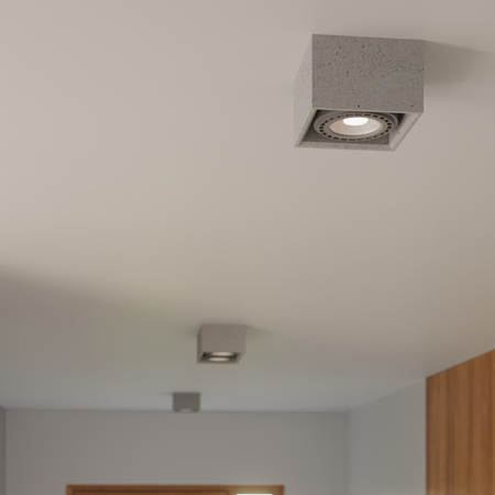 Sollux Lighting Plafon QUATRO 1 naturalne drewno SL.0915