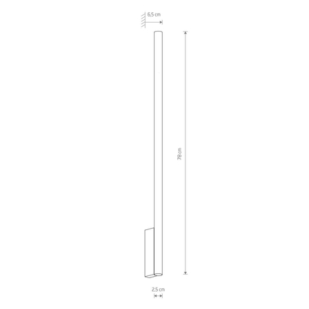 Kinkiet LASER WALL XL Nowodvorski 10828 mosiądz