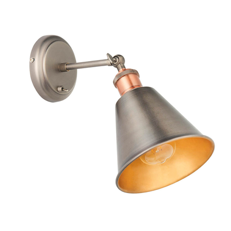 Kinkiet Endon Lighting Hal 92866 patyna