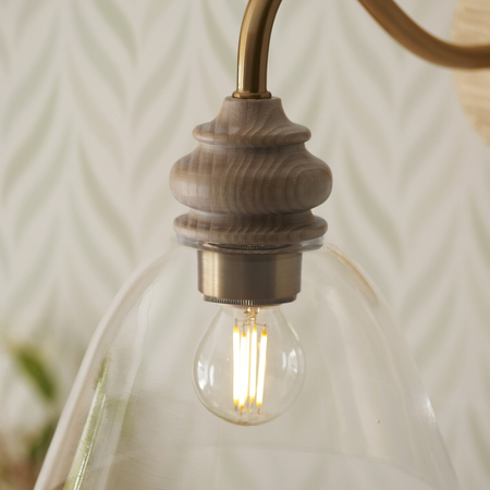 Kinkiet Endon Lighting Cotswold 113371 mosiądz