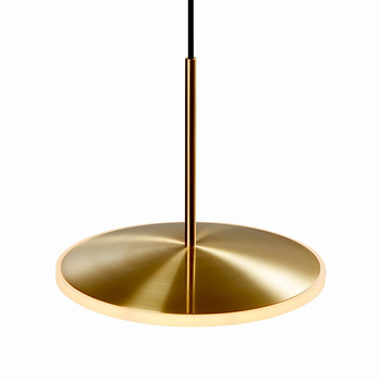 Lampa wisząca Graypants GP-282-a LED Chrona Dish10h brass