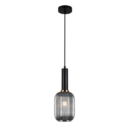 Lampa wisząca Italux PND-5588-1M-BKSG Antiola