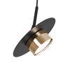 Lampa wisząca Kaja BURGAS K-5455 czarny, złoty