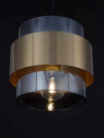 Lampa wisząca Luces Exclusivas VIEJA czarny/złoty LE42623