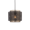 Lampa wisząca Endon Lighting Plexus 72831 czarny/mosiądz