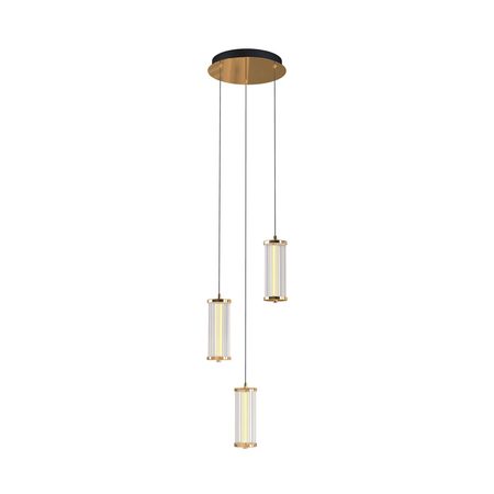 Lampa wisząca Zuma Line MD3147-3A-3GT CALLY LAMPA WISZĄCA ZŁOTA/GOLD