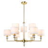 Cosmo Light Lampa wisząca SUTTON P09685BR-WH