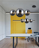 Lampa wisząca SANDRA 1 BLACK Azzardo AZ3351 black / chrome