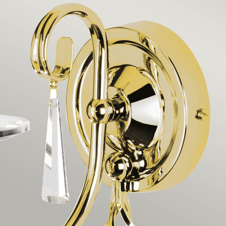 Kinkiet Elstead Lighting Aegean mosiądz AG1-POL-BRASS