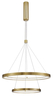 Lampa wisząca Luces Exclusivas IRUN LE41414 mosiądz