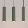 Sollux Lighting Lampa wisząca KARBON 3L zielona oliwka SL.1613