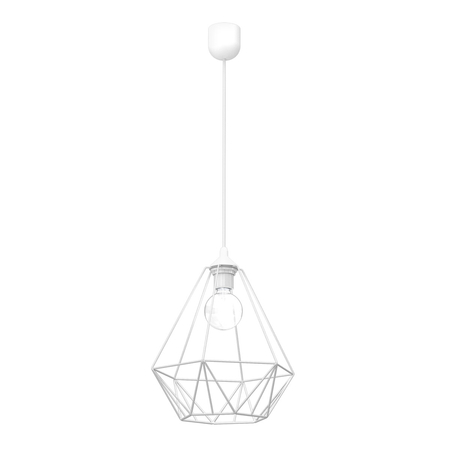 Milagro Lampa wisząca BASKET Biały 1xE27 MLP7212 BIAŁY