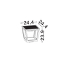Lampa ogrodowa Luces Exclusivas CANDELA LE75178 antracyt