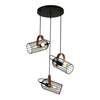 Lampa wisząca Italux PND-2445-3-BK Antoin