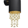 Milagro Kinkiet ALMERIA BLACK/GOLD 1xE27 MLP6438 CZARNY / ZŁOTY