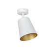 Lampa wisząca PRISM 1 WHITE / GOLD Emibig 407/1 biały/złoty