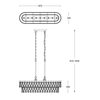 Lampa wisząca Zuma Line P0480-09C-F4AC Anzio