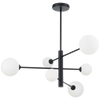 Lampa wisząca Dorado 6xG9 czarna LP-002/6P BK