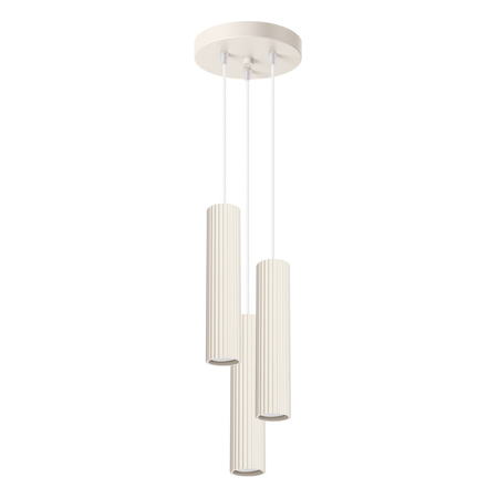Sollux Lighting Lampa wisząca KARBON 3P beżowy SL.1595